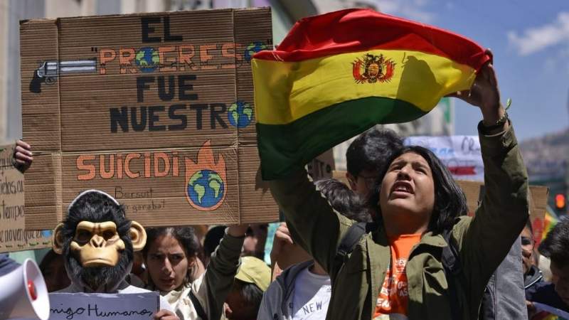 Movilizaciones por el medio ambiente toman las calles de La Paz